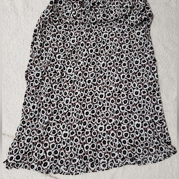 Dvf for Target Women's Smocked Tie Strap Neutral Poppy Midi Dress - Picture 9 of 13